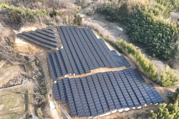 Estruturas de montagem em solo de 1,5 MW no Japão