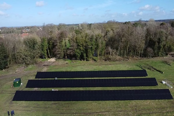 Suportes de montagem de parafusos no solo de 200kW na Europa
